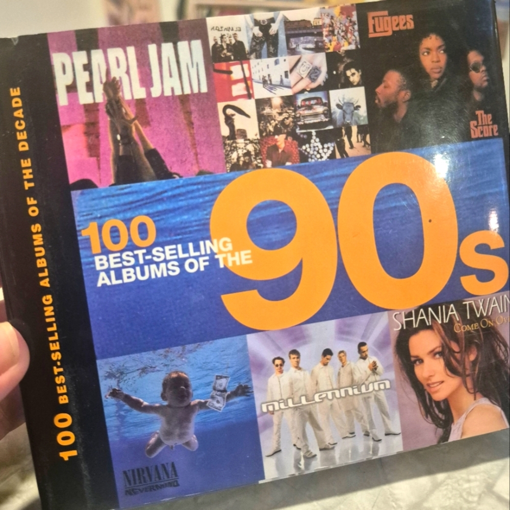90s Best-Selling Albums Hardcover Book